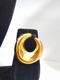 MyFirstLoveByYA Premium Half Moon Studs Earrings MFLN052D