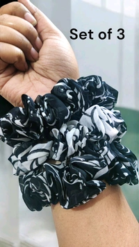 3 Pcs Combo Rubber Bands For Girls 