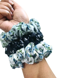 3 Pcs Combo Rubber Bands For Girls