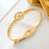 MyFirstLoveByYA  Anti Tarnish - Bracelet - 18K Gold Plated - Traditional - Korean - Bracelet  MFLATB23D