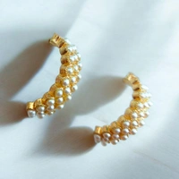 MyFirstLoveByYA Aurora Pearl Earrings MFLN067D
