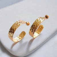 MyFirstLoveByYA Gold - Plated - Hoop - Earrings MFLN072D