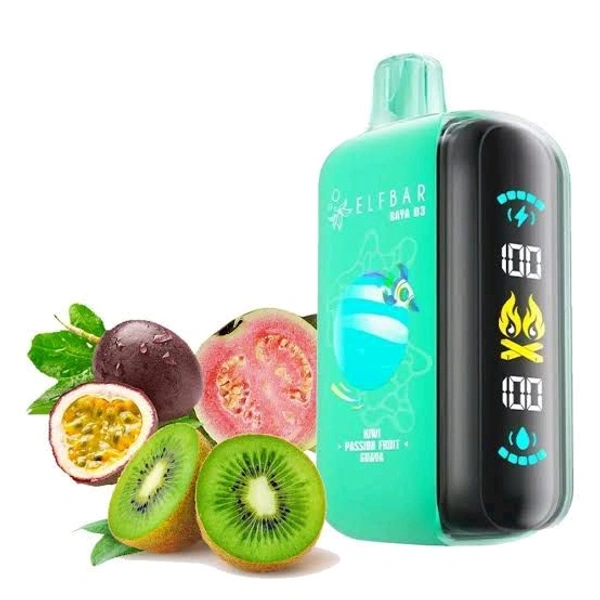 ELFBAR RAYA D3 25000 PUFF |Kiwi passion fruit guava