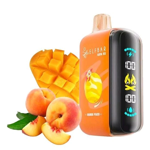 ELFBAR RAYA D3 25000 PUFFS|Mango peach 