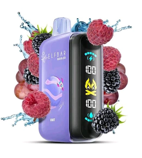 ELFBAR RAYA D3 25000 PUFFS |VMT (Mixed berry)
