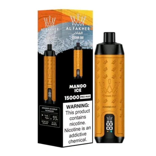 AL FAKHER Crown bar 15000 Puffs |Mango Ice 