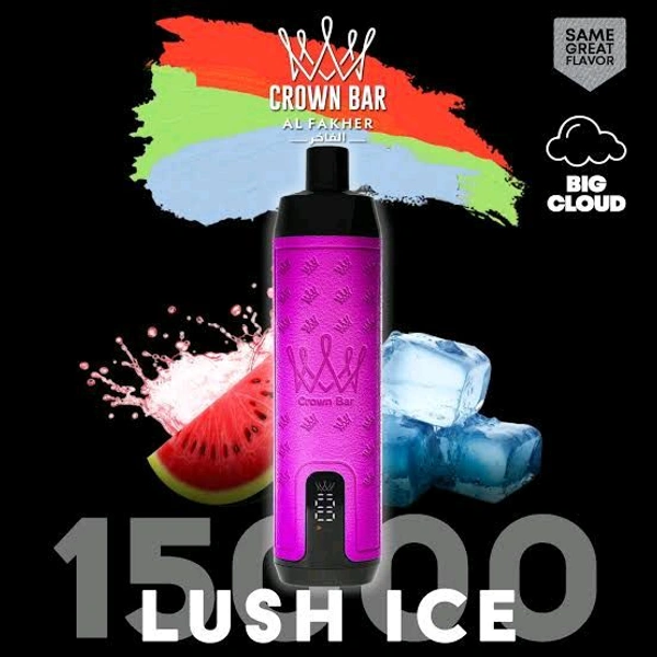 *AL FAKHER Crown bar 15000 Puffs |LUSH ICE