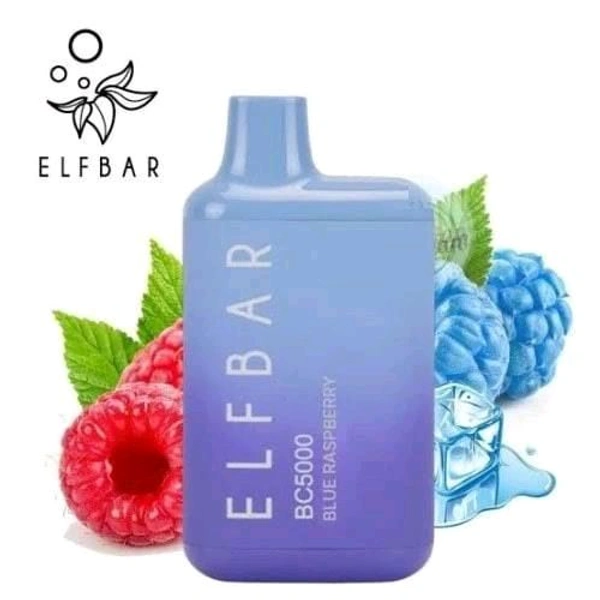 ELF BAR 5000 DISPOSABLE BARS|⁠BLUE RASBERRY 