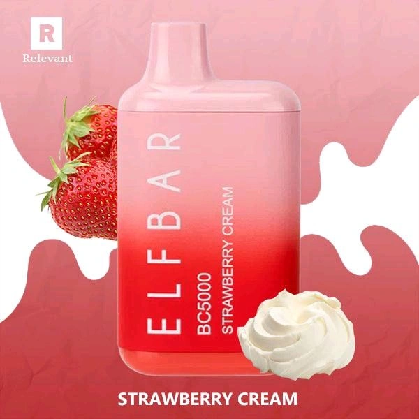ELF BAR 5000 DISPOSABLE BARS|STRAWBERRY CREAM 
