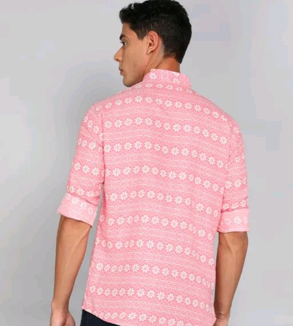 MENS SHORT CASUAL KURTA SHIRT - XXL