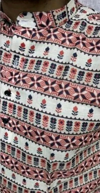 MENS SHORT CASUAL KURTA SHIRT - M
