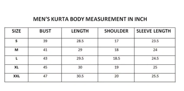 MENS SHORT CASUAL KURTA SHIRT - XXL
