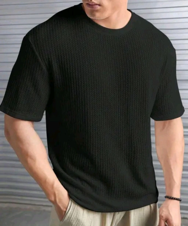 Men Cotton Blend Blend Regular Tshirts - XL