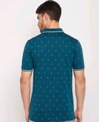 UNIBERRY Men's Cotton Half Sleeves Printed Polo Neck T-shirt - XXXL