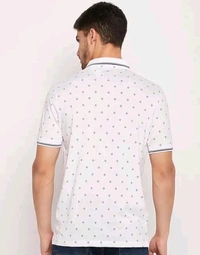 UNIBERRY Men's Cotton Half Sleeves Printed Polo Neck T-shirtName: UNIBERRY Men's Cotton Half Sleeves Printed Polo Neck T-shirtFabric: Cotton BlendSleeve Length: Short SleevesPattern: PrintedNet Quantity (N): 1Sizes:M (Chest Size: 40 in, Length Size: 27 in) L (Chest Size: 42 in, Length Size: 28 in) XL (Chest Size: 44 in, Length Size: 29 in) XXL (Chest Size: 46 in, Length Size: 30 in - XL