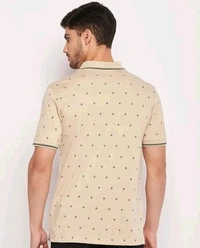 UNIBERRY Men's Cotton Half Sleeves Printed Polo Neck T-shirtName: UNIBERRY Men's Cotton Half Sleeves Printed Polo Neck T-shirtFabric: Cotton BlendSleeve Length: Short SleevesPattern: PrintedNet Quantity (N): 1Sizes:M (Chest Size: 40 in, Length Size: 27 in) L (Chest Size: 42 in, Length Size: 28 in) XL (Chest Size: 44 in, Length Size: 29 in) XXL (Chest Size: 46 in, Length Size: 30 in - M