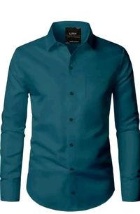 Banana Plug Men's Solid Slim Spread Collar White Shirts - S, Anakiwa