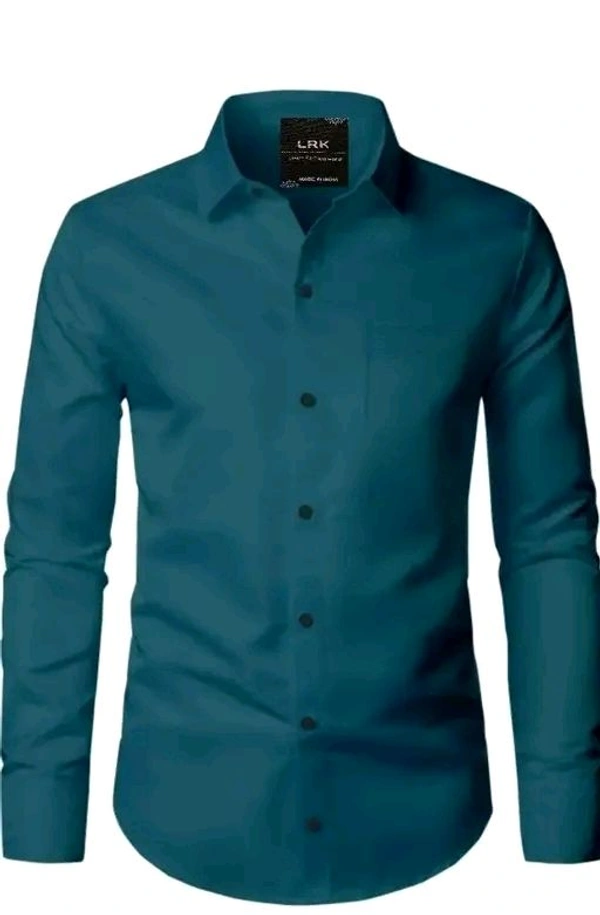 Banana Plug Men's Solid Slim Spread Collar White Shirts - S, Anakiwa