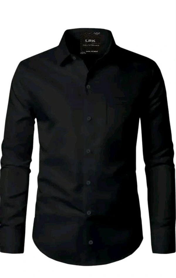 Banana Plug Men's Solid Slim Spread Collar White Shirts - M, Violet Eggplant