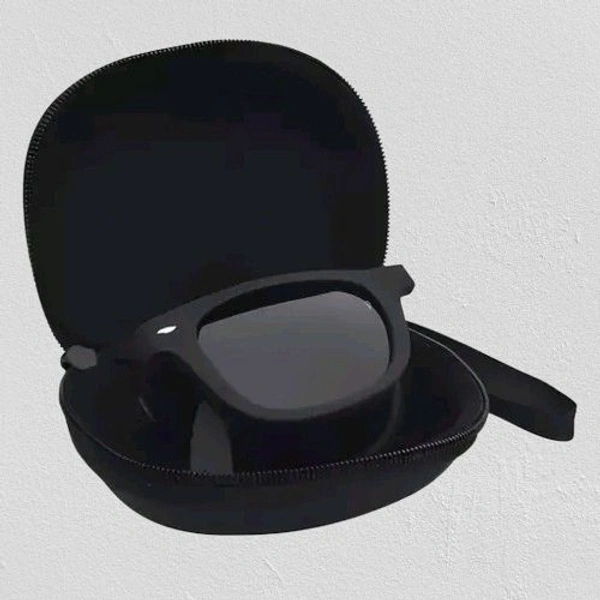 Black Plastic Wayfarer , UV Protected Sunglasses (Pack of 1)