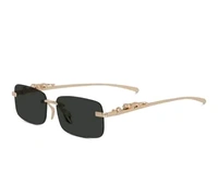 Mc Stan Rimless Men and Womens Sunglasses Retro Luxury Silver Metal Rim Less Rectangle