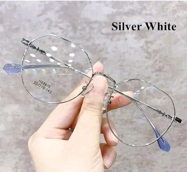 Women Silver Metal Round , UV Protected Sunglasses 