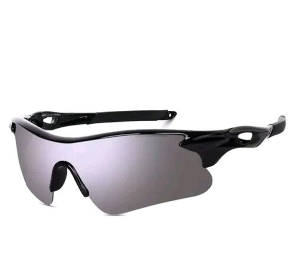 Men Black Polycarbonate Sports , UV Protected Thug Life Sunglasses 