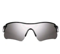 Men Black Polycarbonate Sports , UV Protected Thug Life Sunglasses 