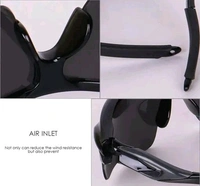 Men Black Polycarbonate Sports , UV Protected Thug Life Sunglasses 