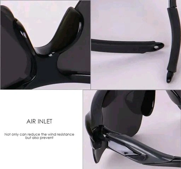 Men Black Polycarbonate Sports , UV Protected Thug Life Sunglasses 