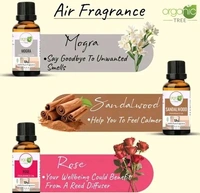 Aroma Diffuser Oil Set | Lemongrass, Lavender, Mogra, Rose, Sandalwood, Green Tea | Diffuser Refil Oil For Fragrance - Home, Office, Washroom & Aromatherapy (15ml Each) Pack of 6