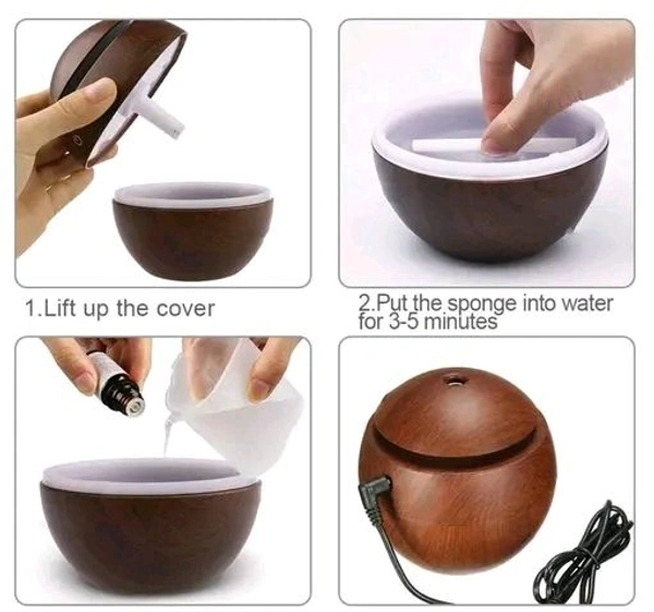 WOODEN COOL MIST HUMIDIFIER