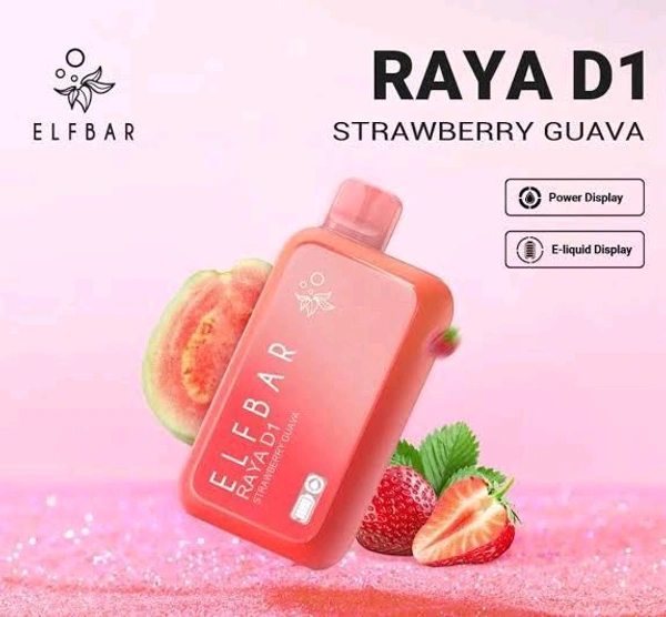 ELFBAR DISPOSABLE VAPING|STRAWBERRY GUAVA