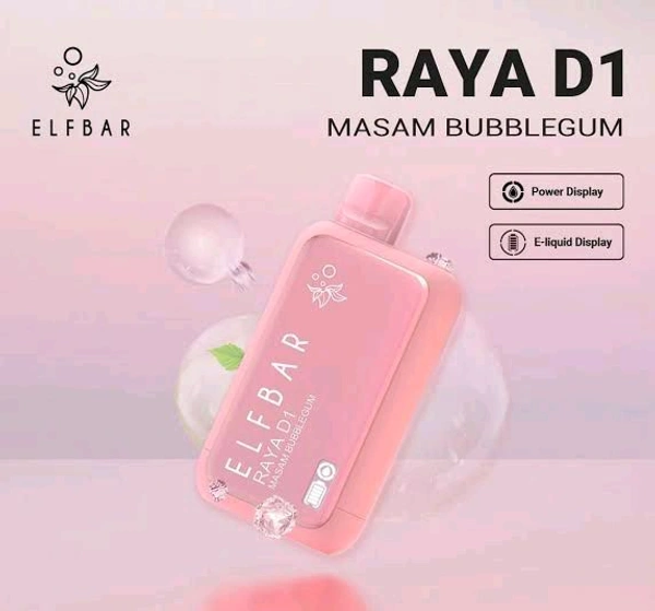 ELFBAR DISPOSABLE VAPING|MASAM BUBBLE GUM