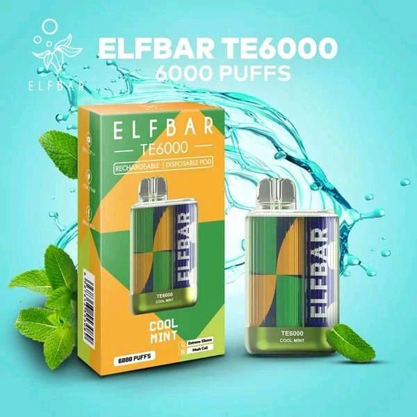 ELFBAR TE6000 (UAE)ORIGINAL|COOL MINT