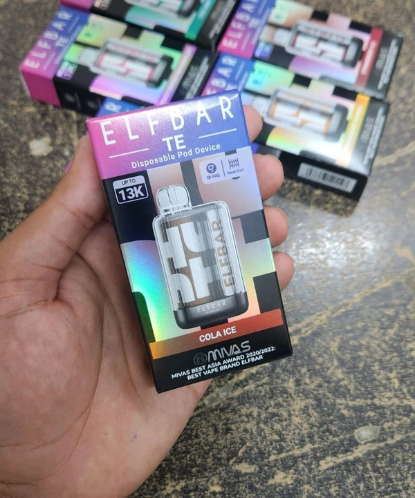 ELFBAR TE13000 RECHARGEABLE DISPOSABLE🔥 - Cola🥤ice