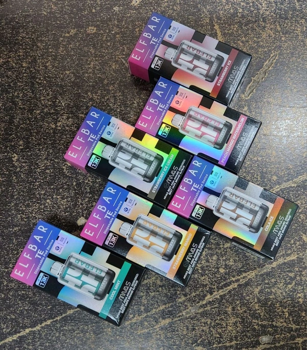 ELFBAR TE13000 RECHARGEABLE DISPOSABLE - Strawberry🍓mango