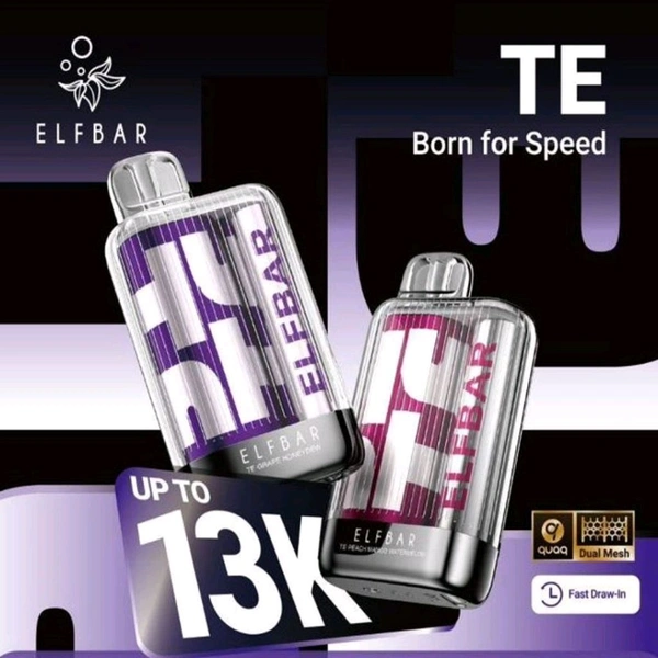 ELFBAR TE13000 RECHARGEABLE DISPOSABLE - Strawberry🍓mango
