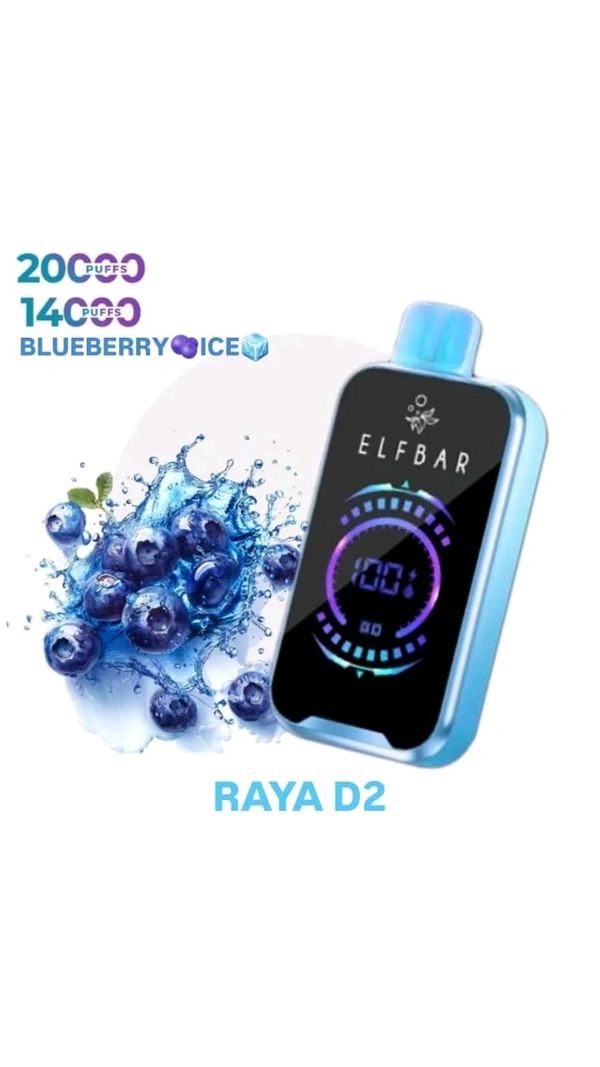 ELFBAR RAYA D2 l Blueberry ice - Blueberry ice