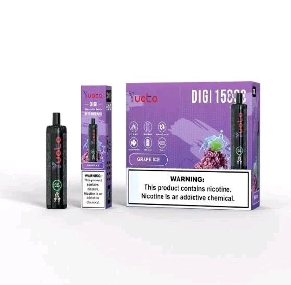 Yuoto DIGI 15000 Grape Ice Dual Mesh Disposable Vape  - Grape Ice