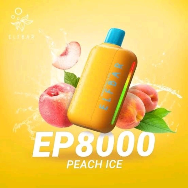 ELFBAR EP8000 PUFF l  Peach Ice - Peach Ice