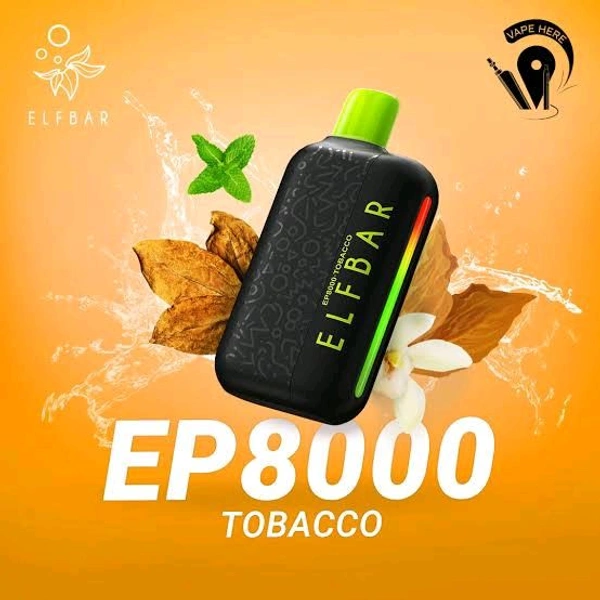 ELFBAR EP8000 PUFF l  ⁠TOBACCO - Tobacco