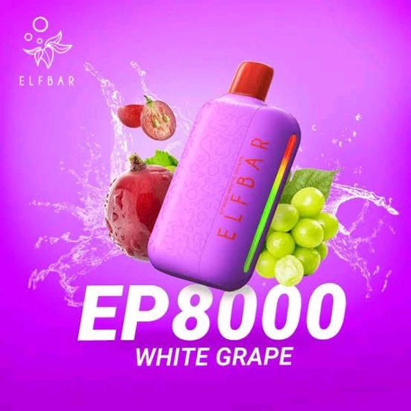 ELFBAR EP8000 PUFF l  ⁠⁠ - WHITE GRAPE