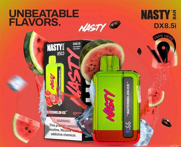 NASTY 8500PUFFS  Watermelon Ice - Watermelon Ice