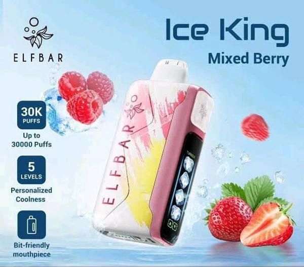 ELFBAR ICE KING 30000 PUFF - ⁠MIXED BERRY