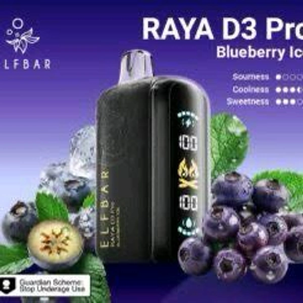 ELFBAR RAYA D3 PRO - BLUEBERRY ICE