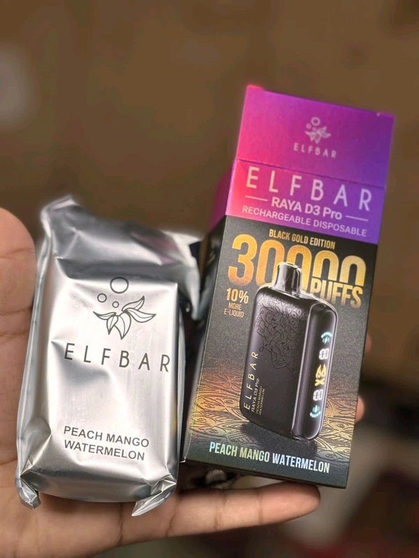 ELFBAR RAYA D3 PRO - PEACH MANGO WATERMELON