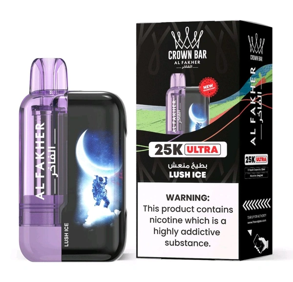 Al Fakher Crown Bar(ULTRA) 25000 Puffs - Lush Ice