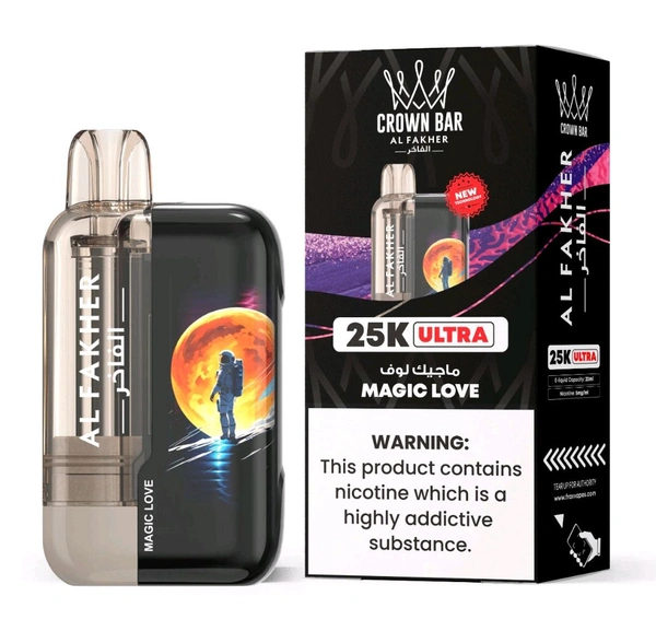 Al Fakher Crown Bar(ULTRA) 25000 Puffs - Magic Love