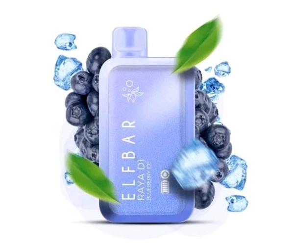 
ELFBAR RAYA  D1 13000 puff - Blueberry Ice